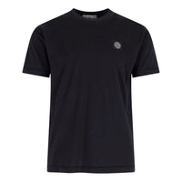 STONE ISLAND 2100027 60/2 Slim-Fit Compass Patch T-Shirt 'Black' L1S1521000-27S0013-V0029