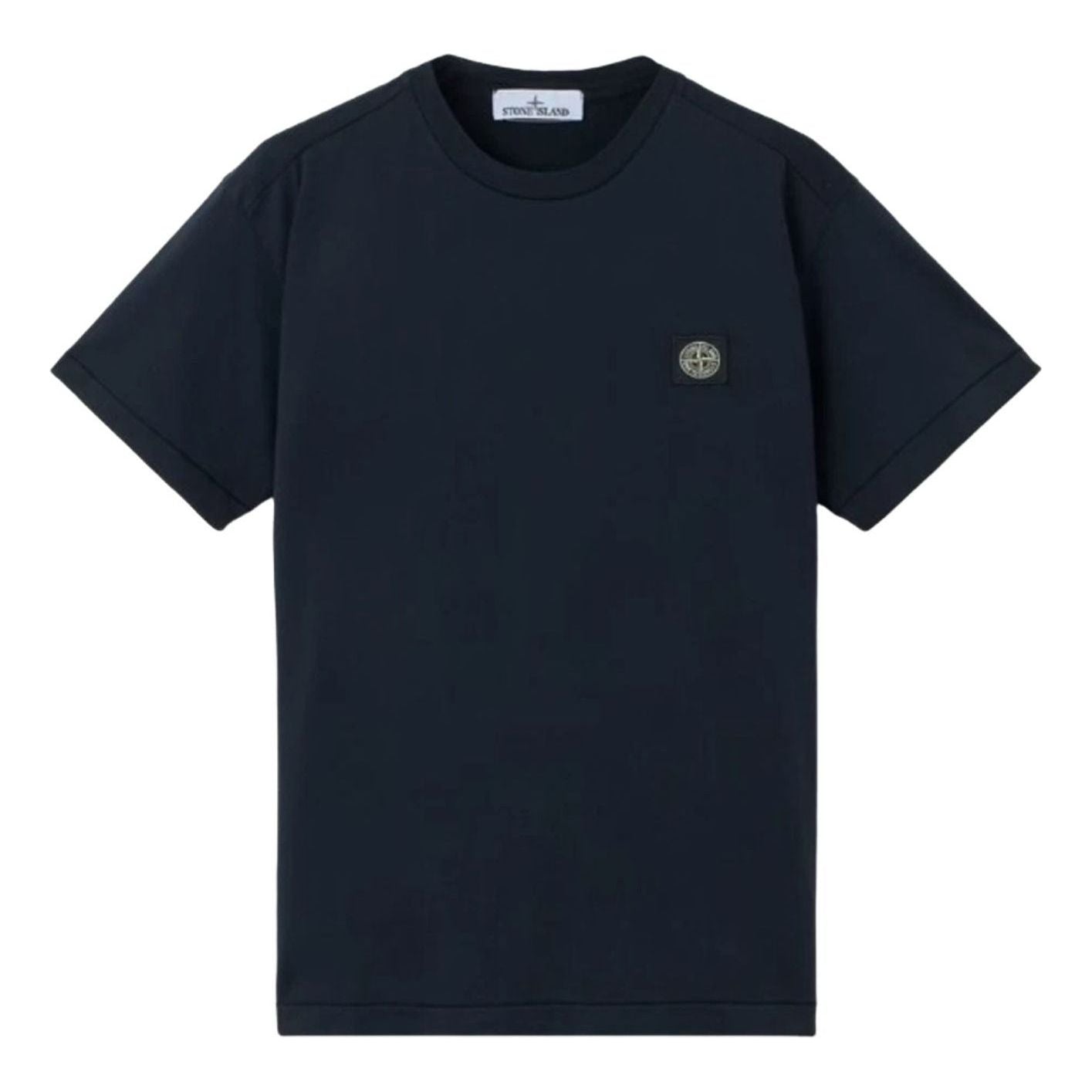 STONE ISLAND 2100027 60/2 Slim-Fit Compass Patch T-Shirt 'Navy' L1S1521000-27S0013-V0020