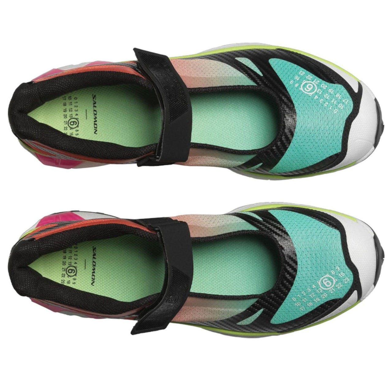 SALOMON x MM6 Maison Margiela XT-Mary Jane 'Ginger Electric Green' 476825