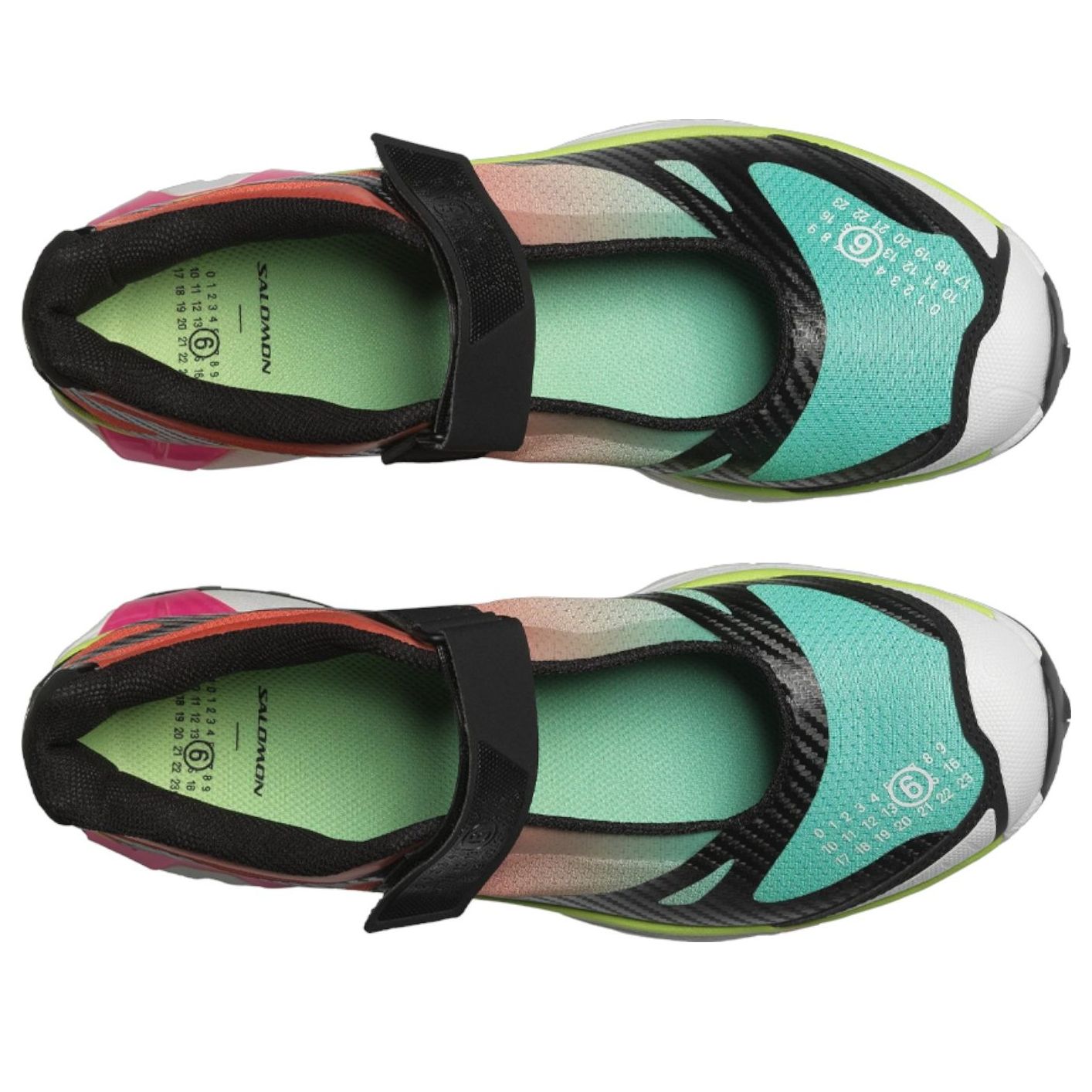 SALOMON x MM6 Maison Margiela XT-Mary Jane 'Ginger Electric Green' 476825