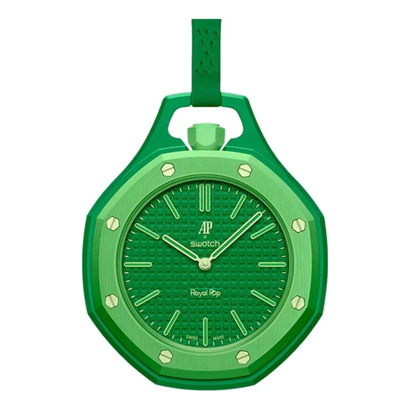 Swatch X Audemars Piguet Bioceramic Royal Pop 'Green Eight' SSX03W100N-1143714811