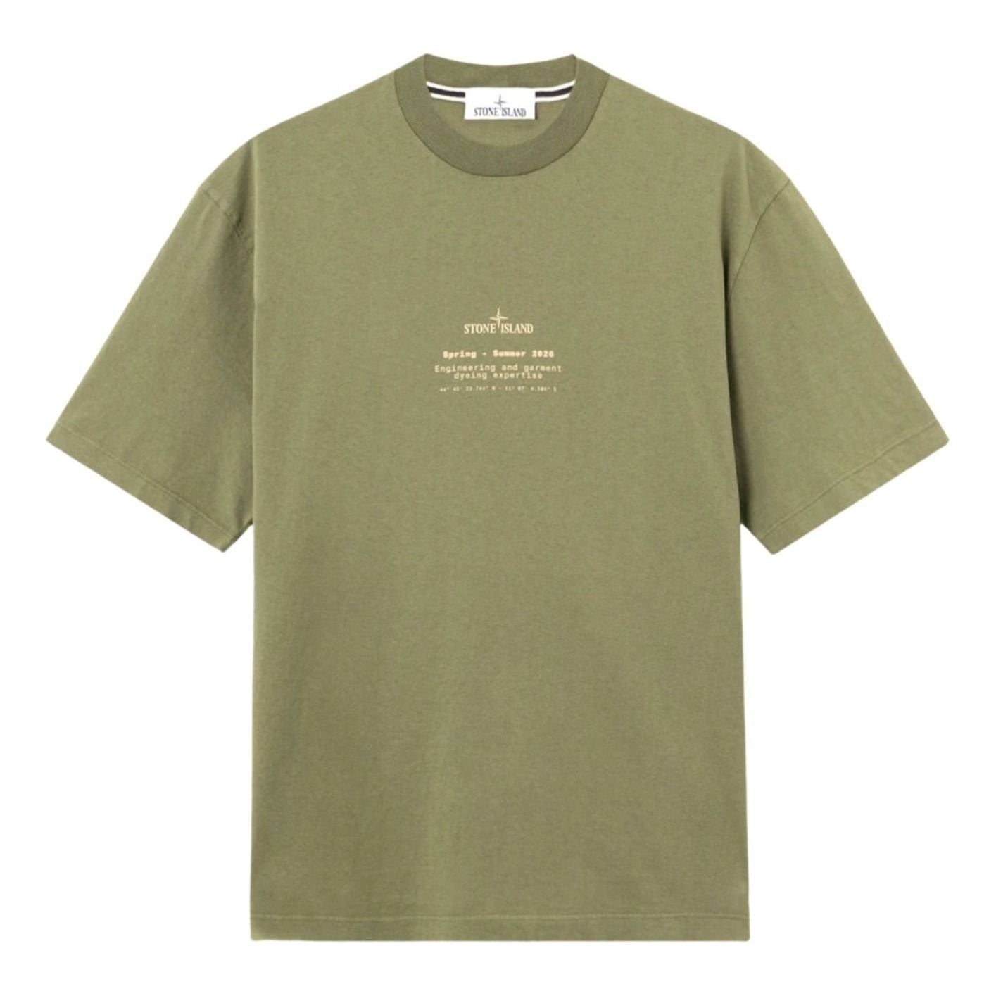 STONE ISLAND Stone Print Regular Fit T-Shirt 'Military Green' L1S1521000-01S0285-V005G