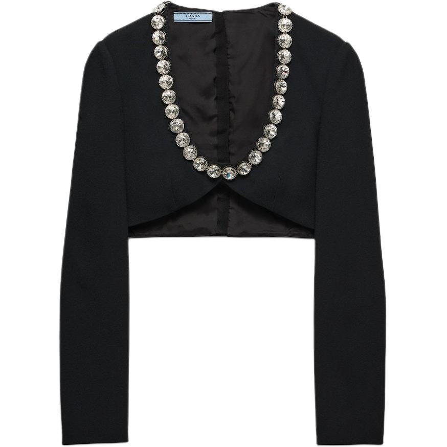 PRADA Crop Tops Women's Black