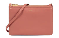 CELINE Trio Sheepskin Clutch, Crossbody Bag, Shoulder Bag Women's Litchi Color