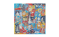HERMES Silk Scarves Women's Blue