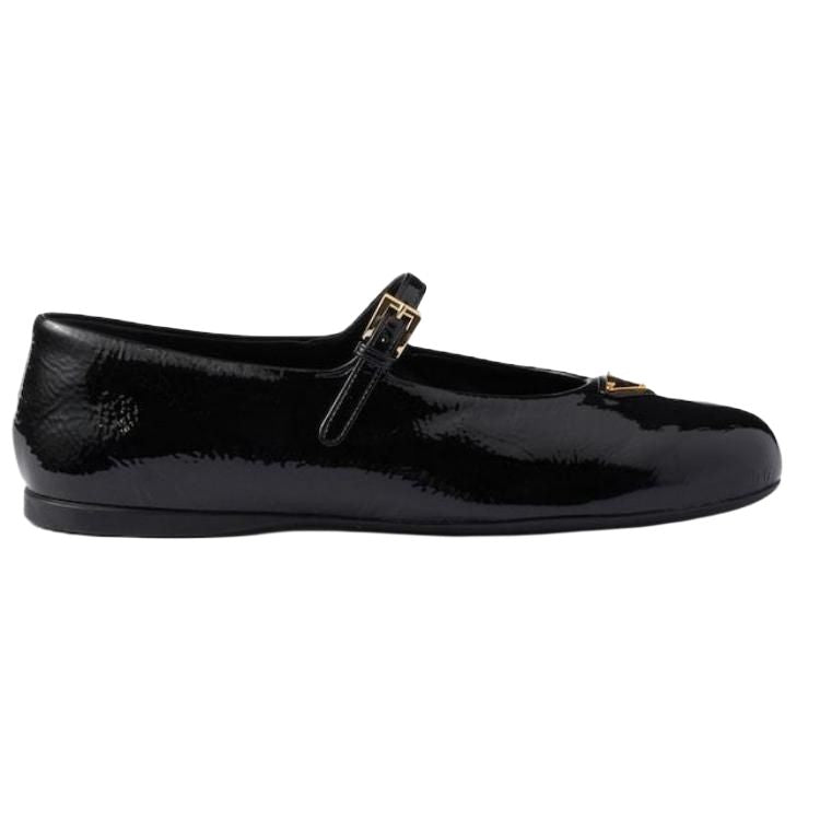 PRADA Flat Casual Single Shoes Women's Black