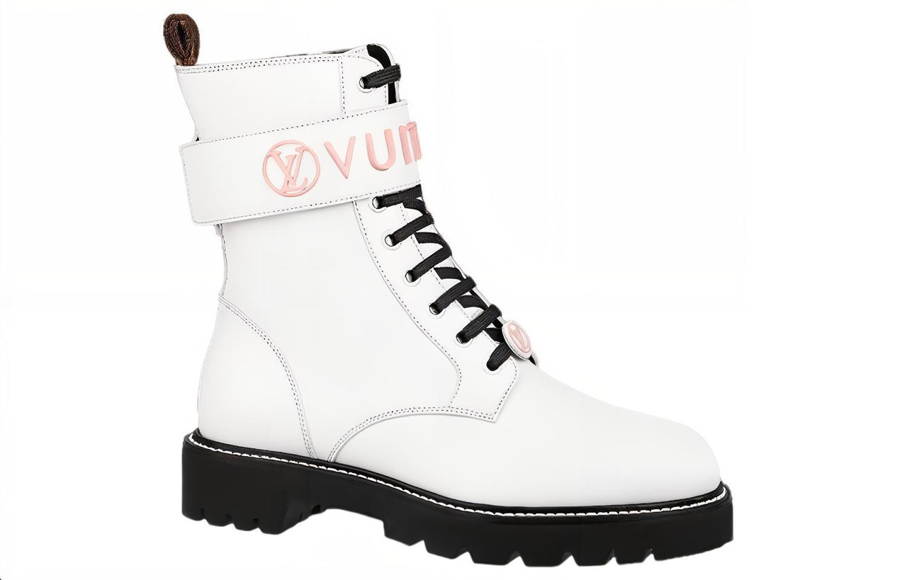 LOUIS VUITTON Territory Boots 'White' Women's
