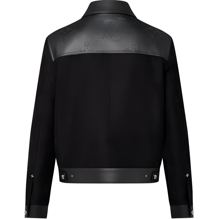 LOUIS VUITTON Monogram Mix Leather Workwear Blouson