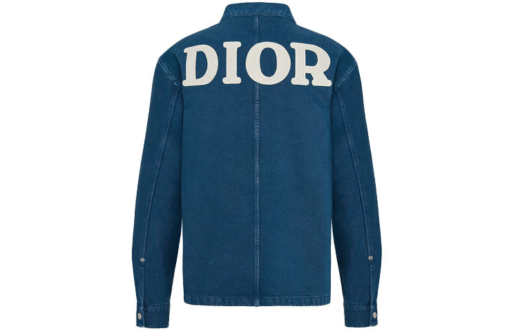 DIOR Dior Quarterly New Products Denim Jacket Men's Blue