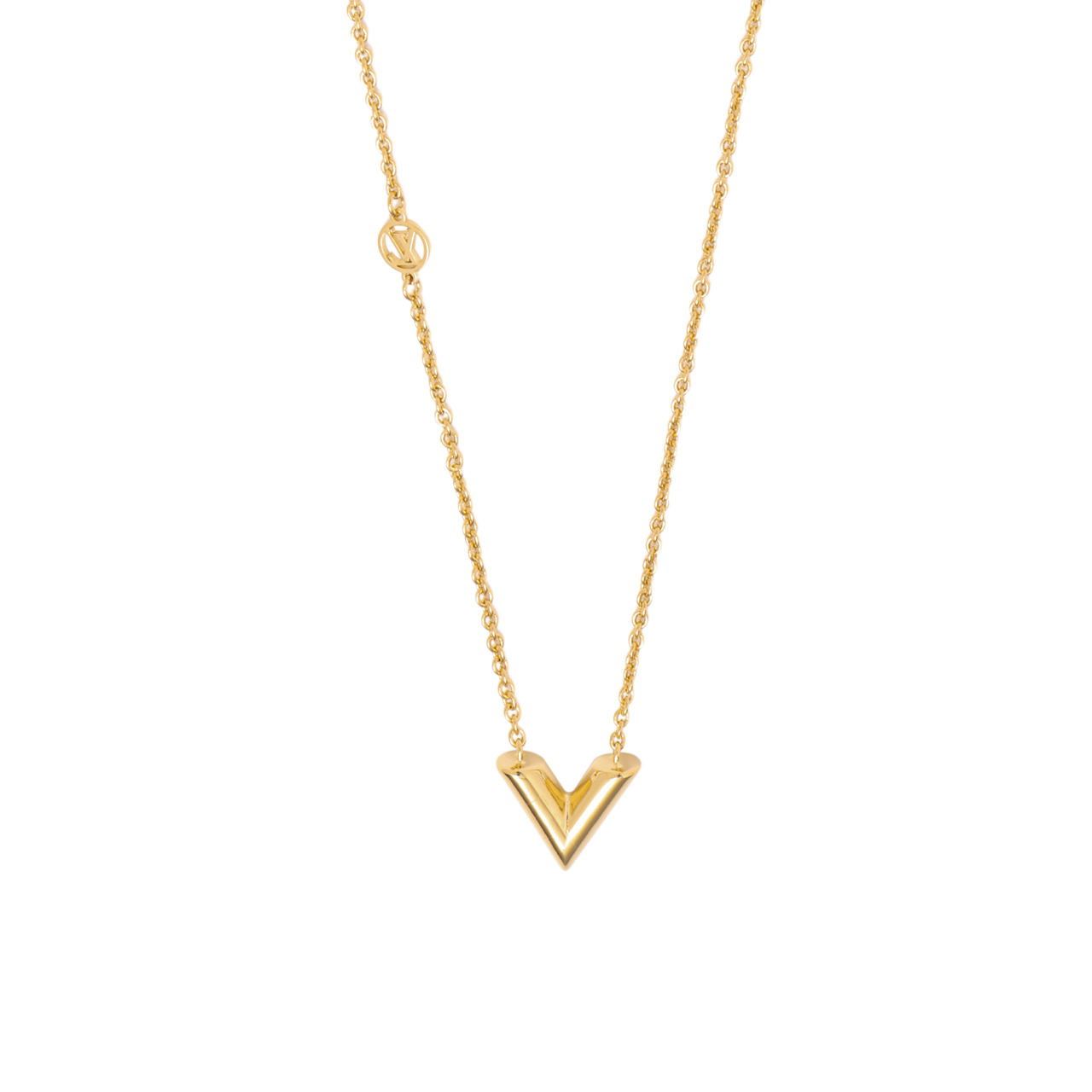LOUIS VUITTON Essential V Necklace