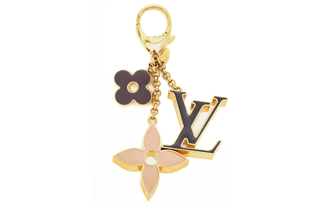 LOUIS VUITTON Fleur De Monogram Bag Charm
