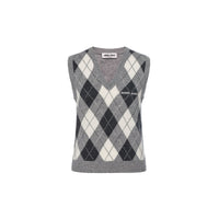 MIU MIU FW23 Tank Top Women's Gray
