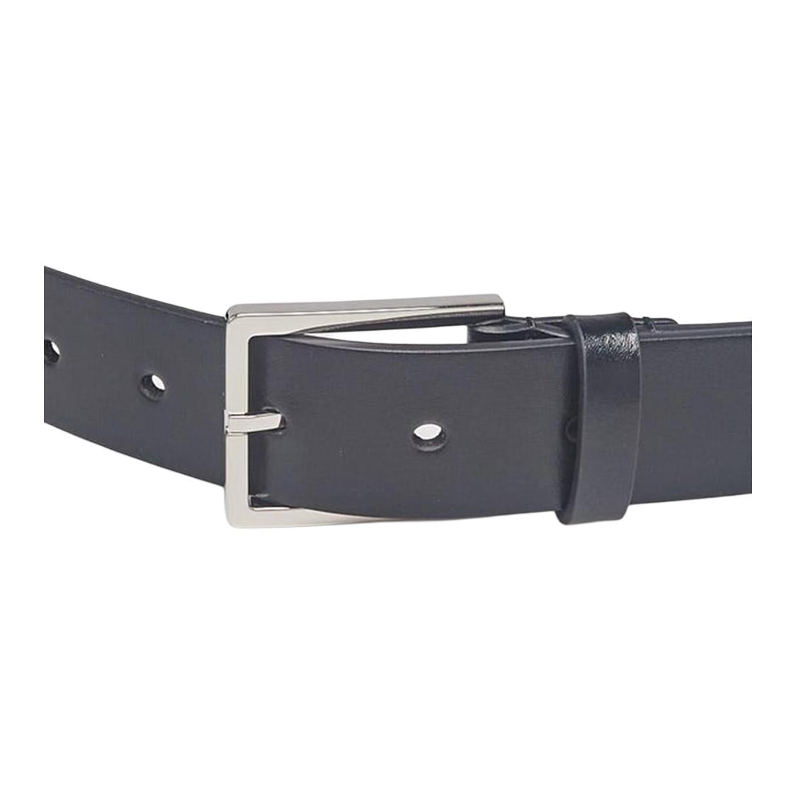 DIOR Leather Belts Men's Black Width 3CM