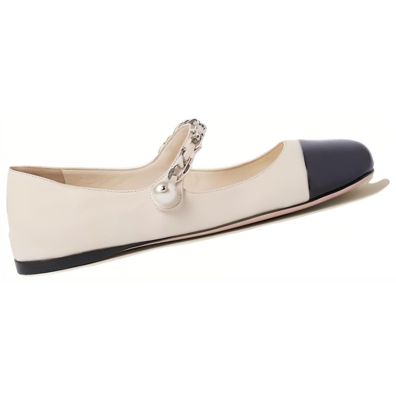 MIU MIU Flat Casual Single Shoes Women's Ivory