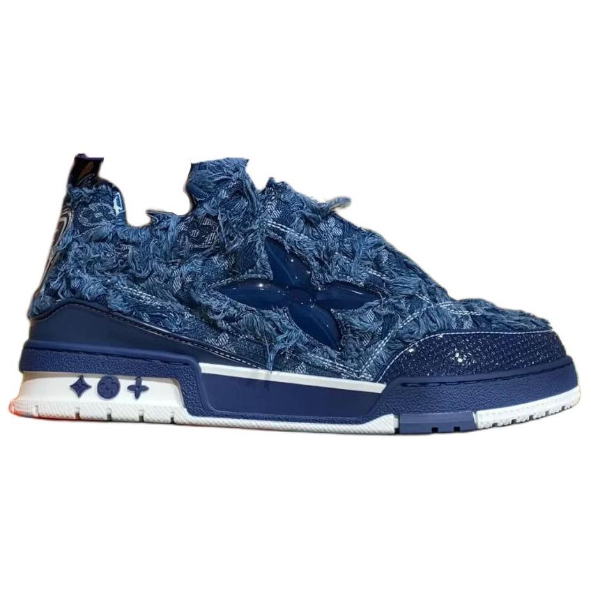 LOUIS VUITTON Casual Shoes Men's Blue