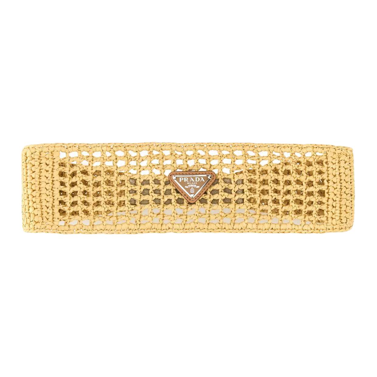PRADA Enamel Hair Bands Women's Light Umber
