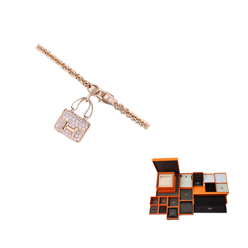 HERMES Diamond Bracelets Women's