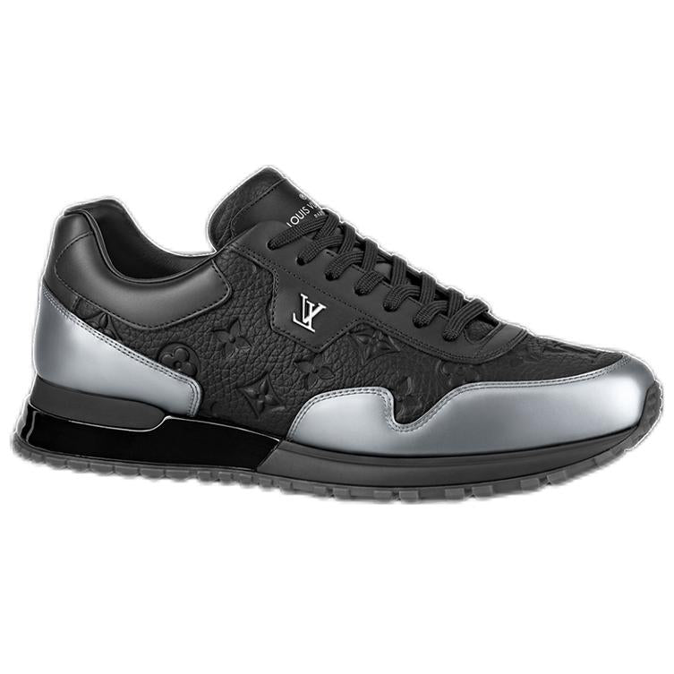 LOUIS VUITTON Run Away Low-Top Casual Shoes Men's Black Silver