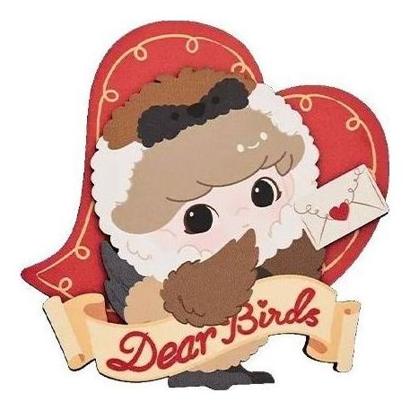 Pop Mart Dear Birds Series Fridge Magnet 'Whispers of Love' PPMT-2605-0030-1146569060