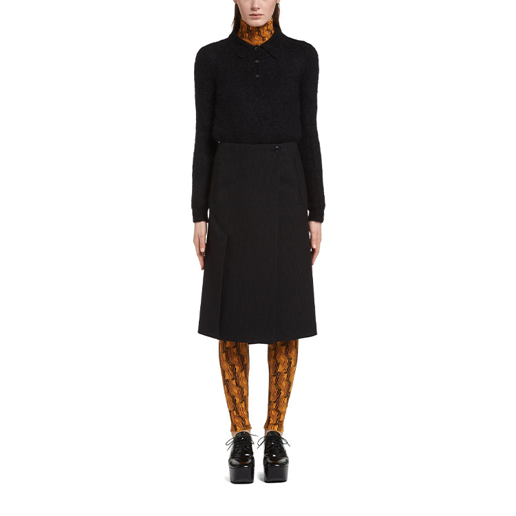PRADA Casual Long Skirts Women's Black