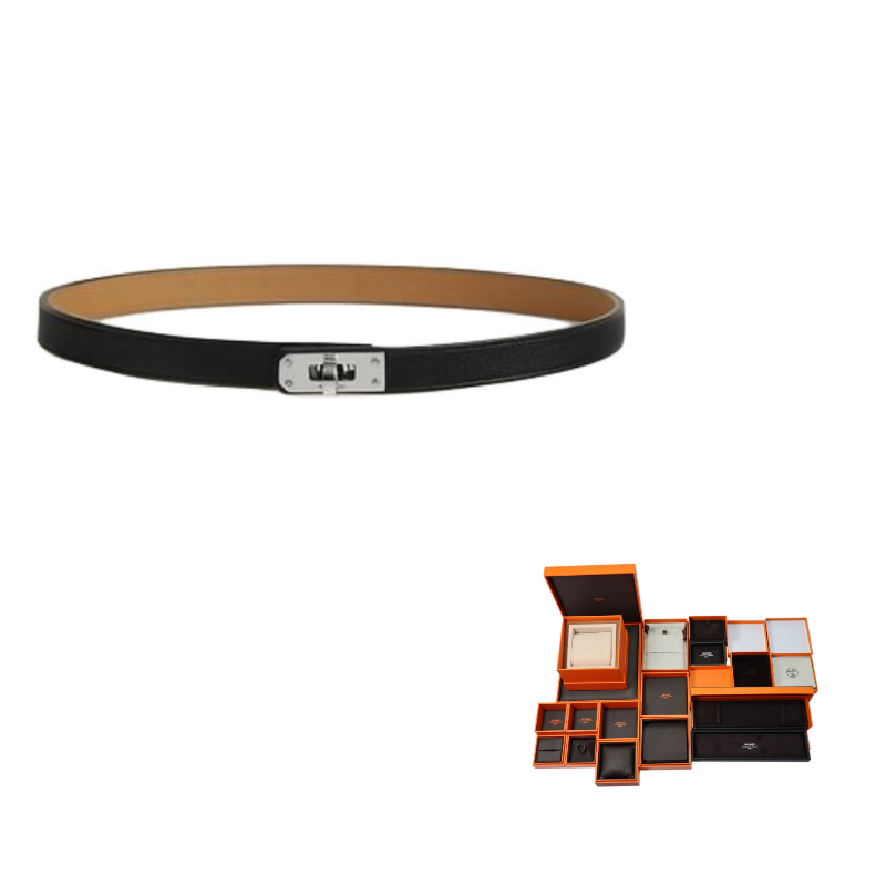 HERMES Leather Necklaces Women's Multicolor