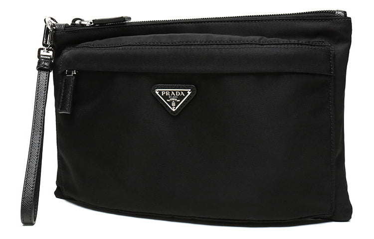 PRADA Fabric Clutch Regular Men's Black