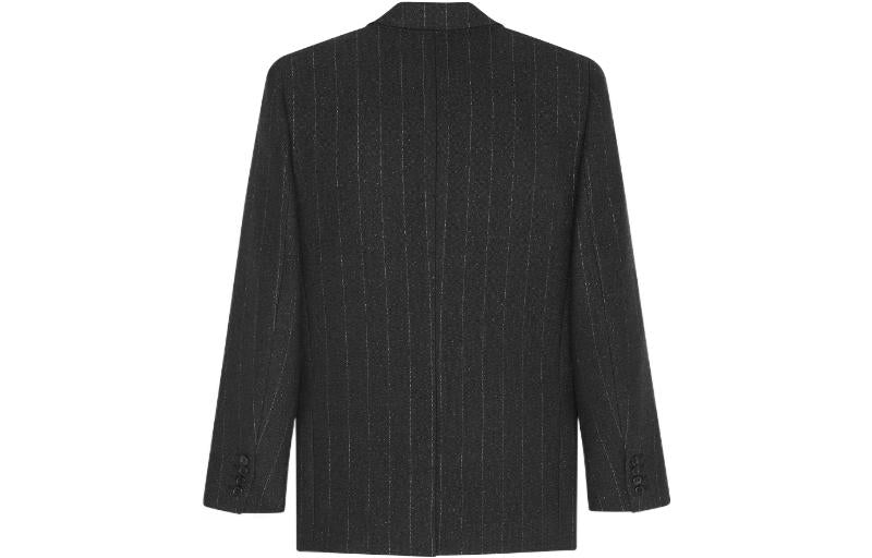 SAINT LAURENT Business Suits Men Dark Gray