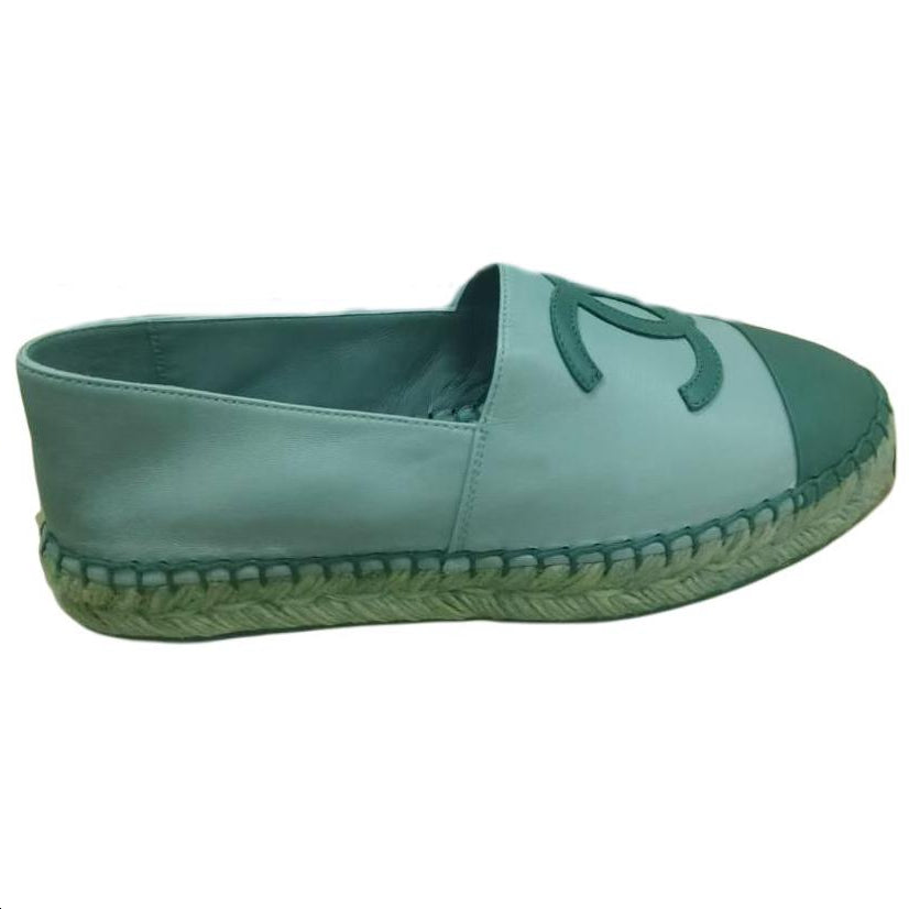 CHANEL 22P Espadrilles Women's Green