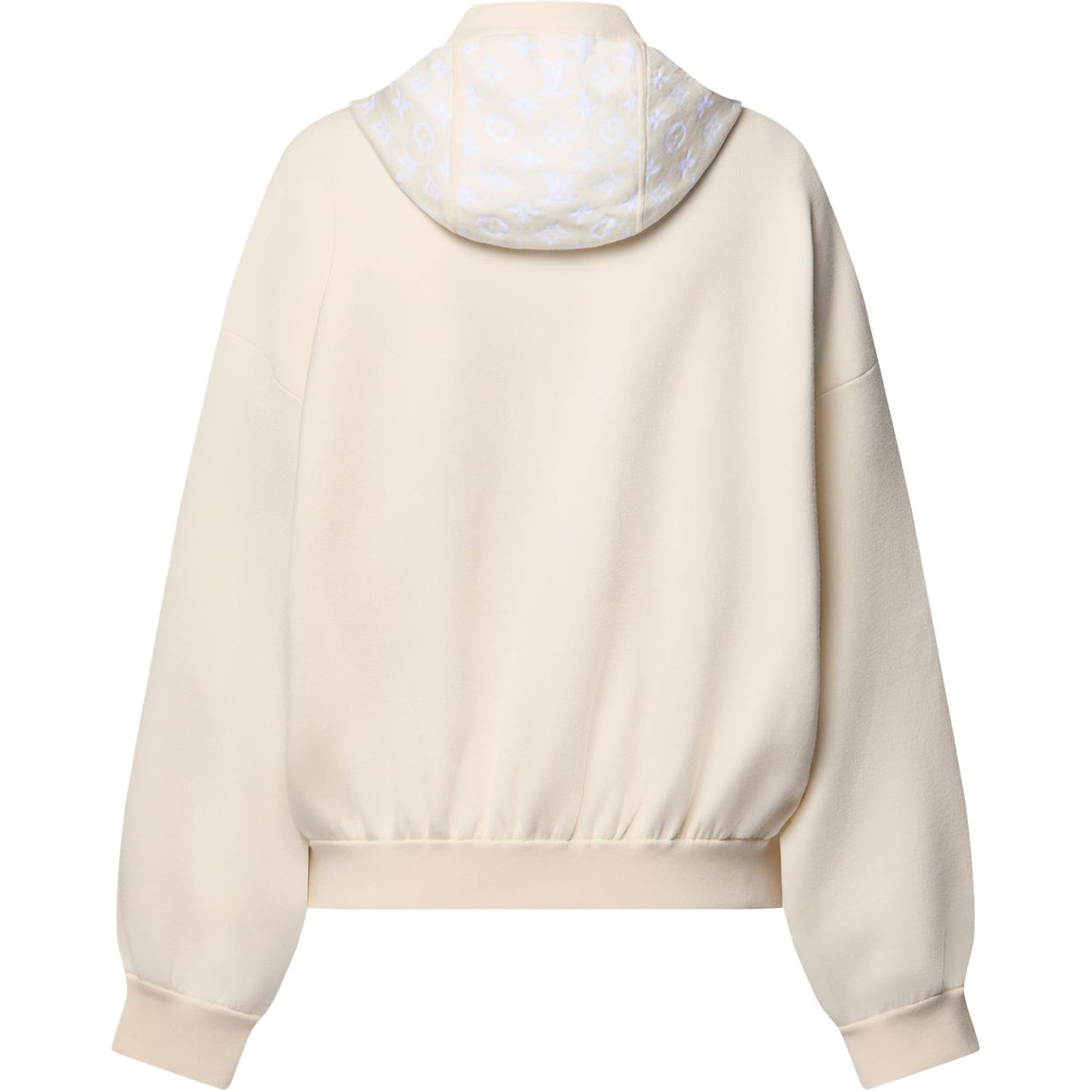 LOUIS VUITTON Monogram Accent Knit Hoodie