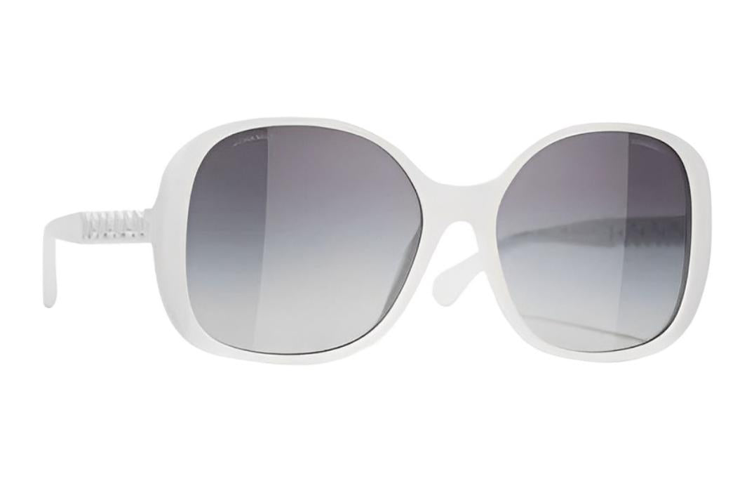 CHANEL Sunglasses Women's White