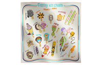 HERMES Silk Scarves Women's White