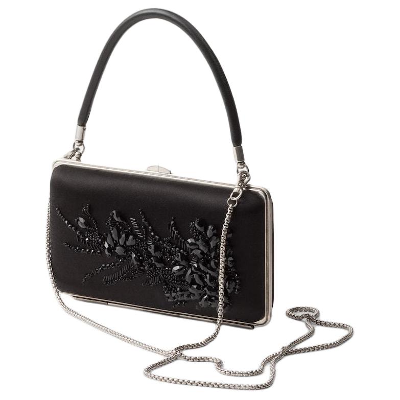 PRADA Fabric One Shoulder Handbags Women's Black