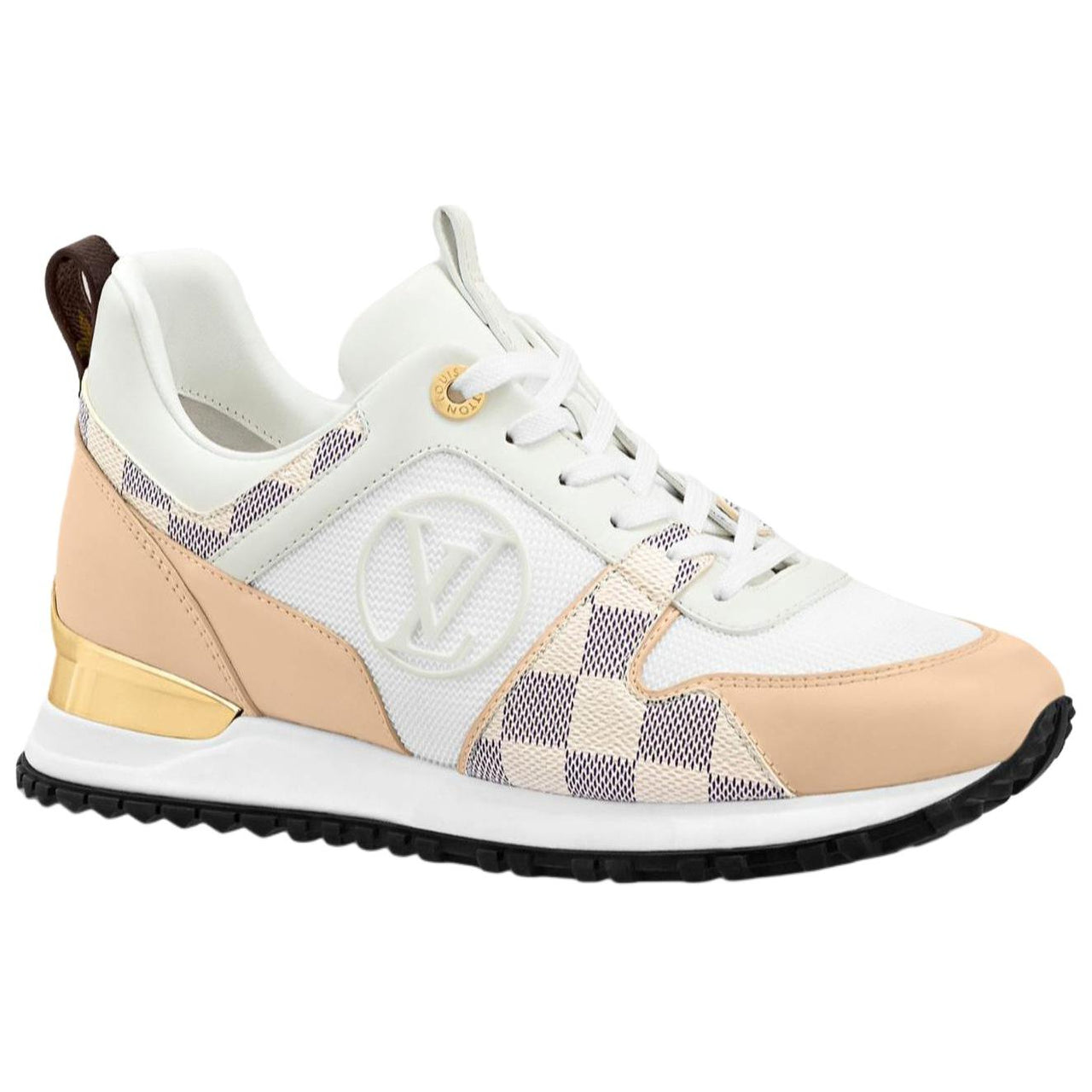 LOUIS VUITTON Run Away Low-Top Casual Shoes Women's White Umber