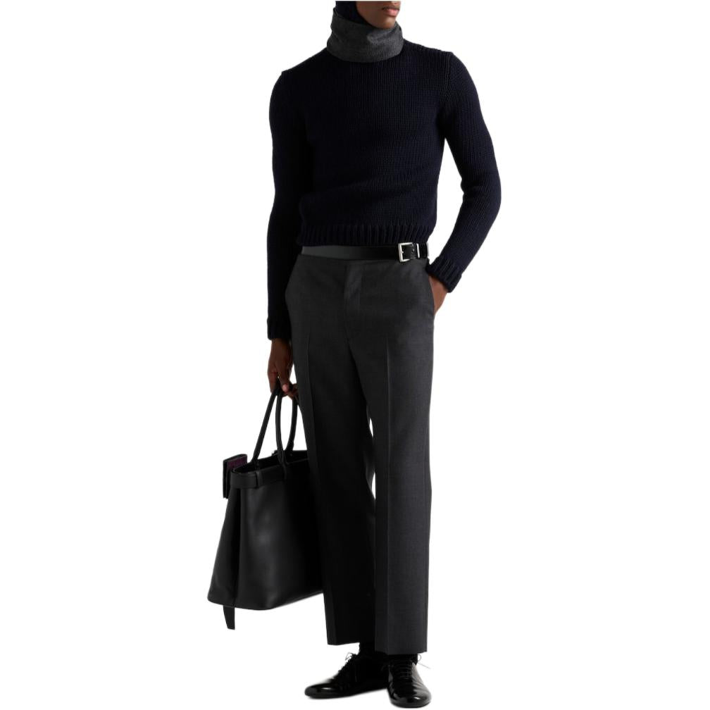 PRADA SS24 Sweater Men's Marine Blue