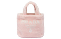 PRADA Shearling Tote Bag Shopping Bag Shoulder Bag Crossbody Bag Handbag Women's Pink