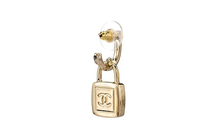 CHANEL Earrings Women's Gold