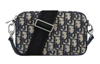 DIOR Canvas Handbag, Combo Bag, Shoulder Bag, Crossbody Bag, Kids' Bag Trumpets Kids' Beige And Black Denim Blue