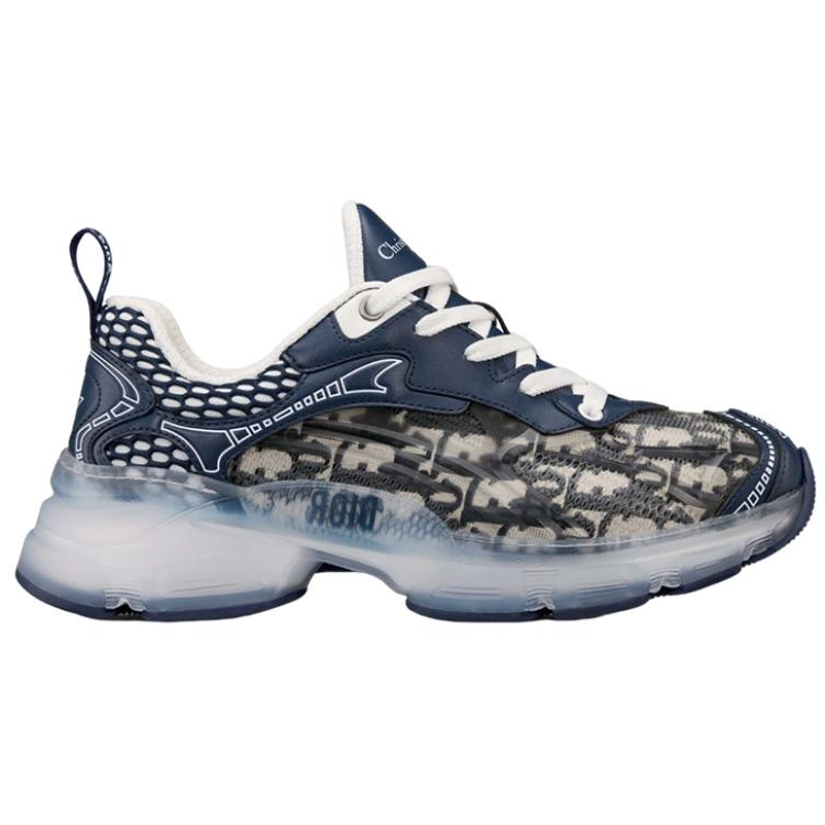 DIOR Vibe Low-Top Sports Casual Shoes Women's Dark Blue