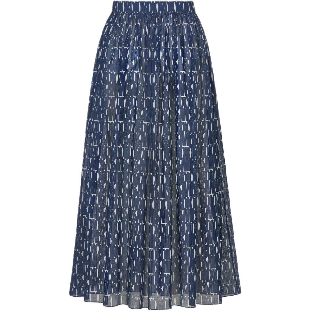 DIOR FW24 Casual Long Skirt Women's Multicolor