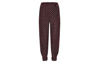 LOUIS VUITTON New Quarterly Products Of LV Knitted Sweatpants Women's Red