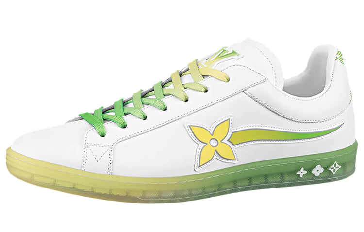 LOUIS VUITTON Luxembourg Samothrace Trainers 'White Yellow Green'