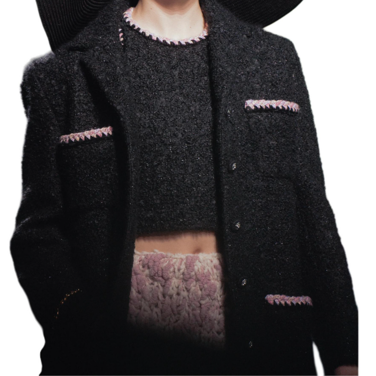 CHANEL FW24 Tank Tops Women's Black