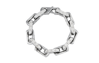 LOUIS VUITTON Chain Bracelet Engraved Monogram