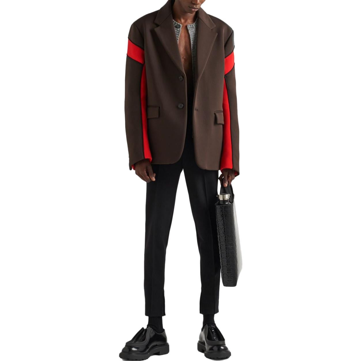 PRADA Business Suits Men Brown