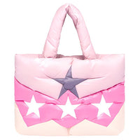 MIU MIU Nylon Fabric Pillow Bag, Shoulder Bag, Tote Bag, Shopping Bag, Handbag Women's Snow White/Light Yellow