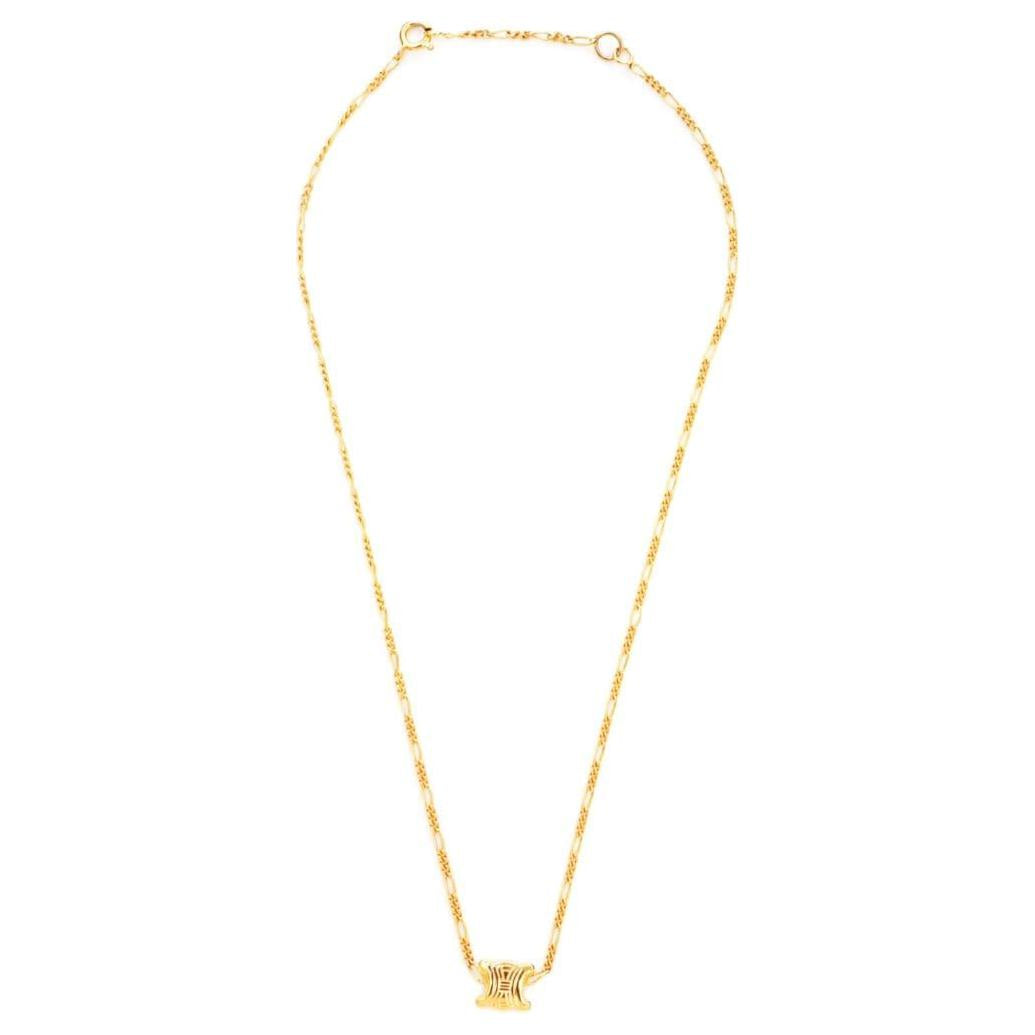 CELINE Gold-Plated Necklaces Women's Gold