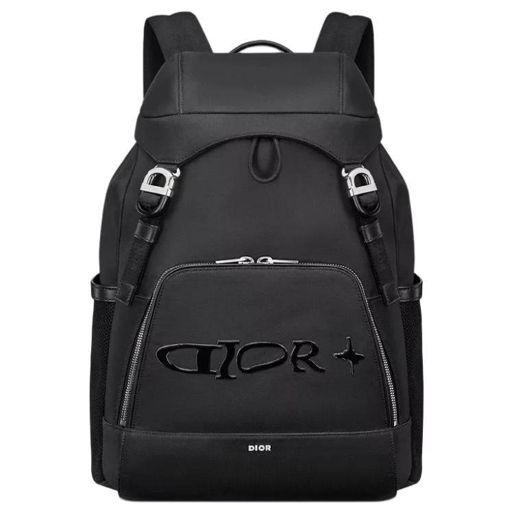 DIOR Nylon Backpack Men's Black