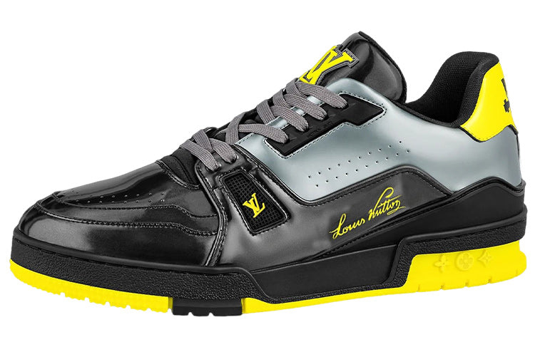 LOUIS VUITTON Trainers 'Black Yellow Silver'