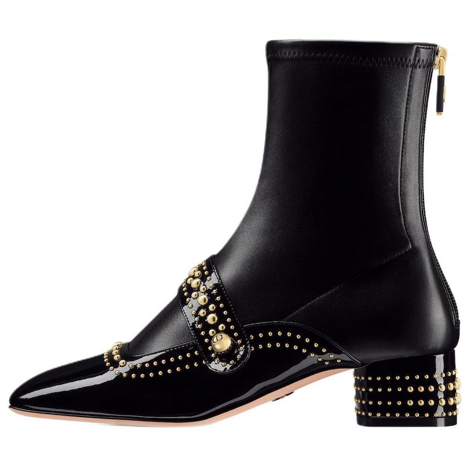 DIOR Belle-D Ankle Boots 4cm Women's Black