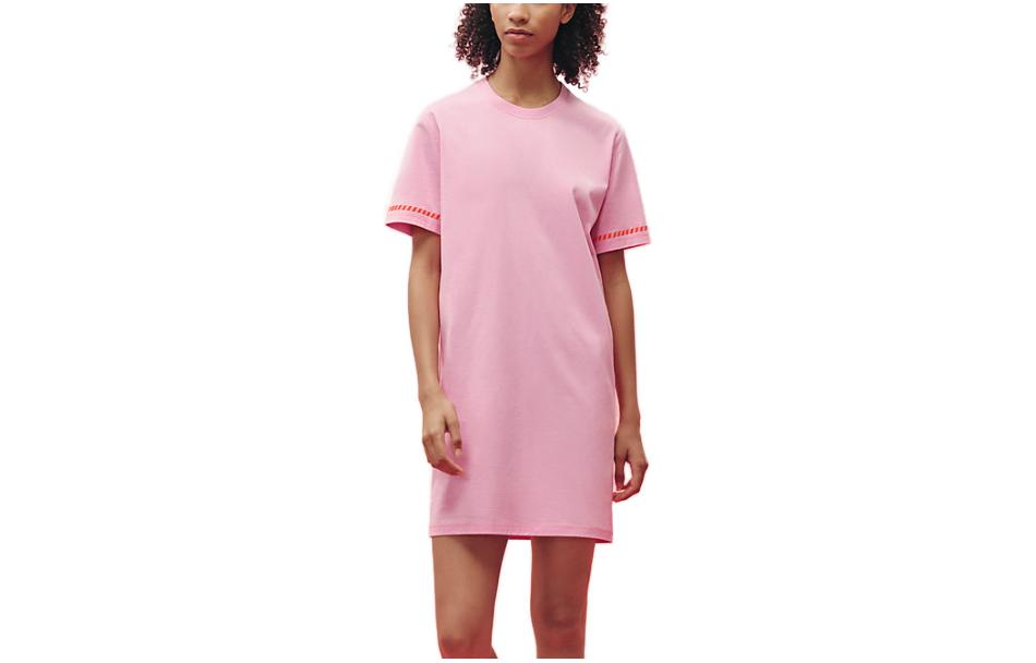HERMES Short-Sleeved Dresses Women's Pink